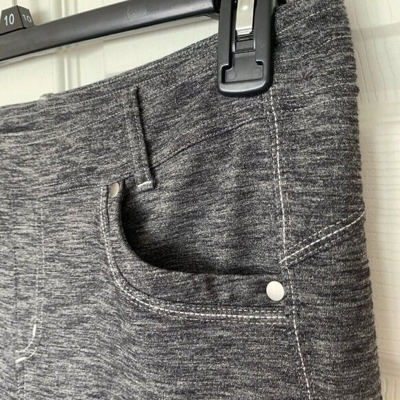 Kuhl Pants Womens 12 Pull On Stretch Straight Leg Gray Black Pockets - Picture 5 of 13